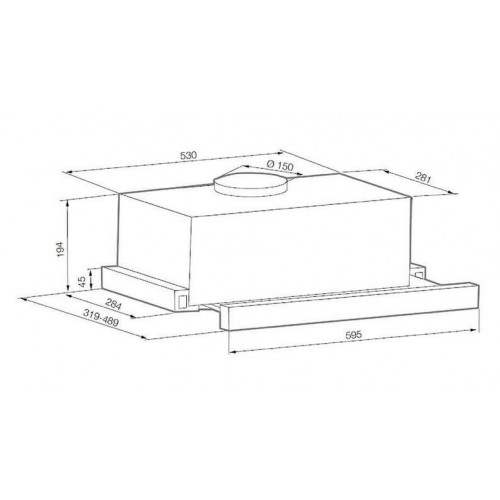 Встраиваемая вытяжка Graude DHF 60.0 EL (бежевый) 5