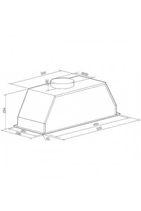 Встраиваемая вытяжка Graude LB 52.0 E (нержавеющая сталь) 1