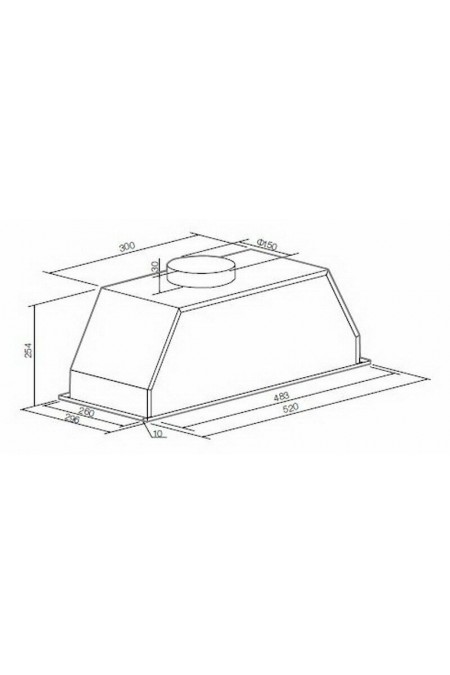 Встраиваемая вытяжка Graude LB 52.0 EL (антично-белый) 5