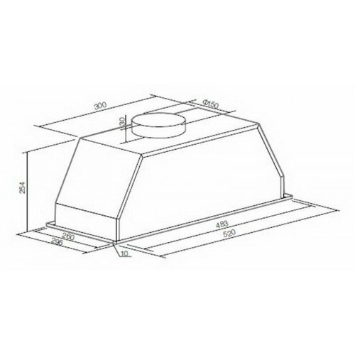 Встраиваемая вытяжка Graude LB 52.0 EL (антично-белый) 7