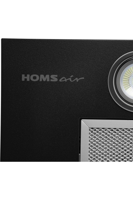 Встраиваемая вытяжка HOMSair Camelia Power 60RD (черный) 7