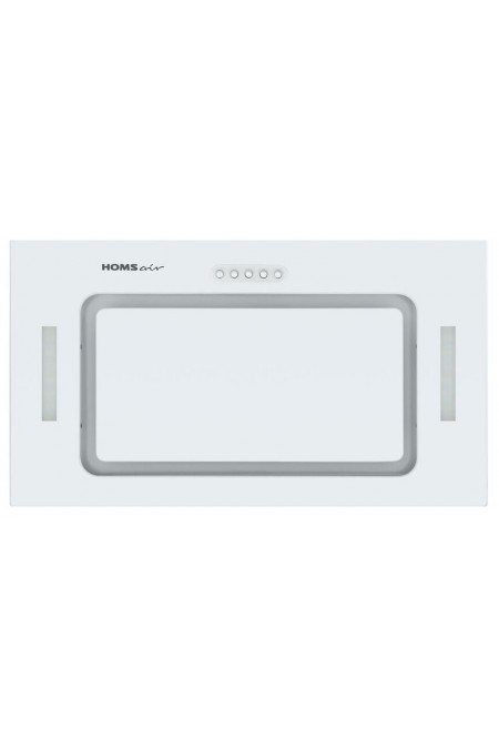 Встраиваемая вытяжка HOMSAIR Crocus Push 52 (белое стекло) 2