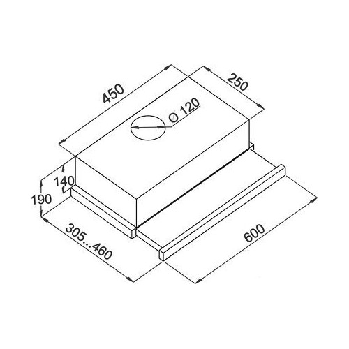 Встраиваемая вытяжка Jetair Aurora LX/CR/F/60 (слоновая кость) 3