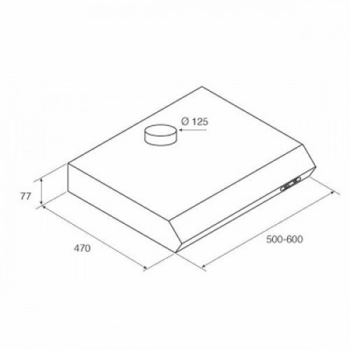 Встраиваемая вытяжка JetAir Light IX/F/60 (PRF0094403B) (нержавеющая сталь) 5