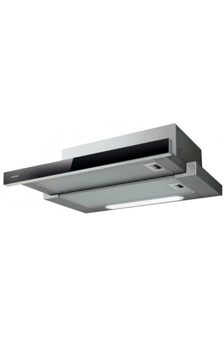 Встраиваемая вытяжка JETAIR ORION LX/GR/F/60/VT (PRF0099878C) (серый/стекло черное) 