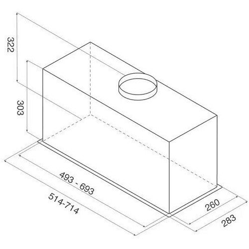 Встраиваемая вытяжка Jetair PLANE LUX IX/A/52 (нержавеющая сталь) 2
