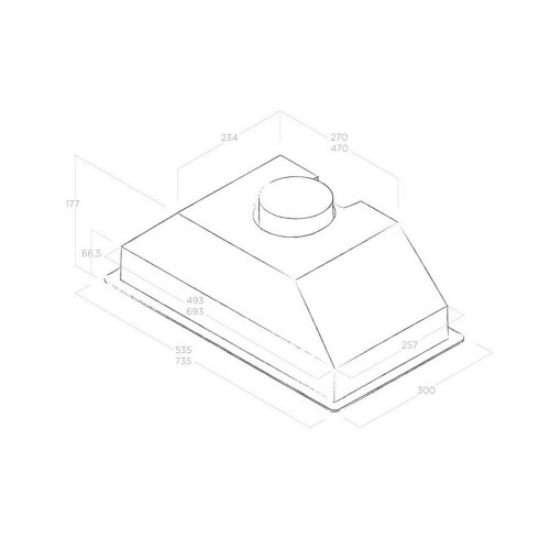 Встраиваемая вытяжка Jetair VIERA GR/A/52 (серый) 9