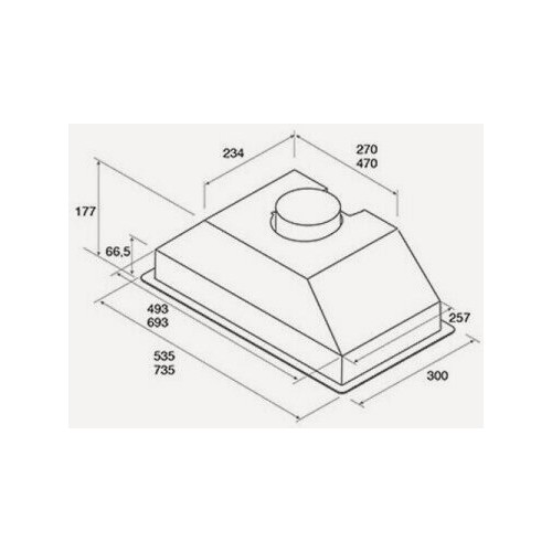 Встраиваемая вытяжка JetAir VIERA LUX GR/A/72 (серый) 6