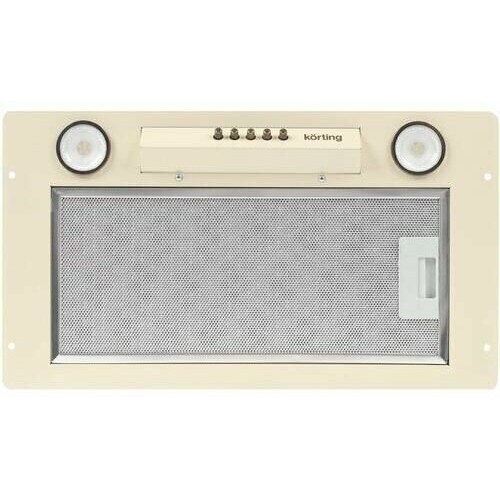 Встраиваемая вытяжка Korting KHI 6631 RB (слоновая кость/бронза) 6