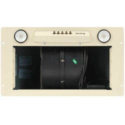 Встраиваемая вытяжка Korting KHI 6631 RB (слоновая кость/бронза) 7