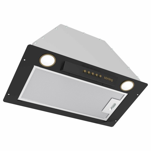 Встраиваемая вытяжка Korting KHI 6631 RN (черный/стекло черное) 1