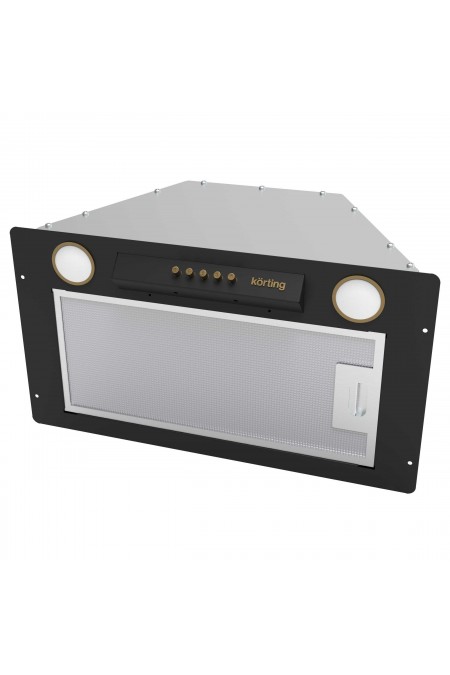 Встраиваемая вытяжка Korting KHI 6631 RN (черный/стекло черное) 2