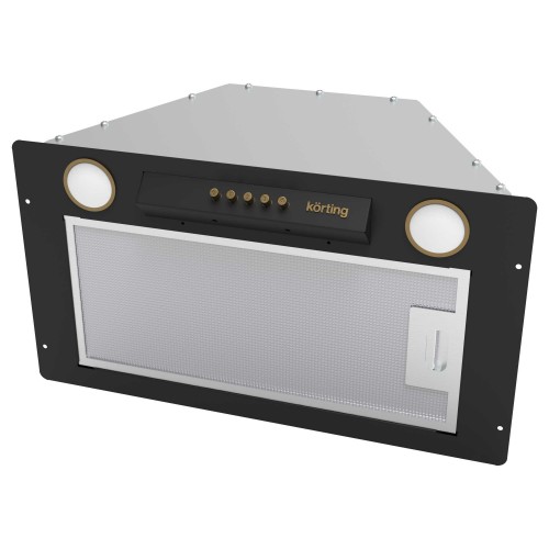 Встраиваемая вытяжка Korting KHI 6631 RN (черный/стекло черное) 2