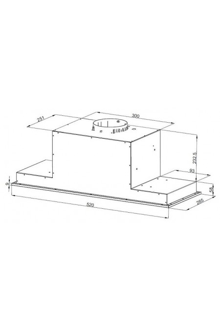 Встраиваемая вытяжка Korting KHI 6777 GB (бежевое стекло) 2