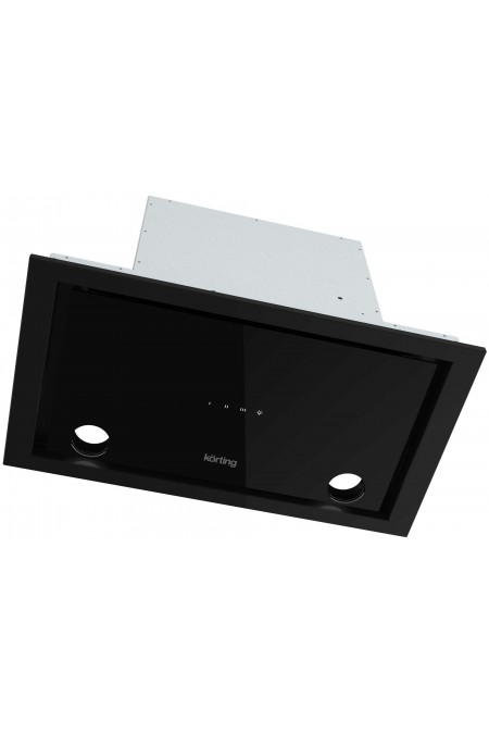 Встраиваемая вытяжка Korting KHI 6777 GN (черное стекло) 
