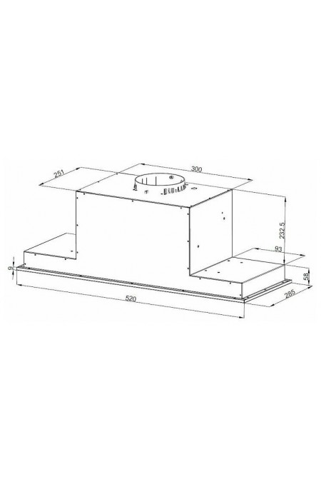 Встраиваемая вытяжка Korting KHI 6777 GN (черное стекло) 1