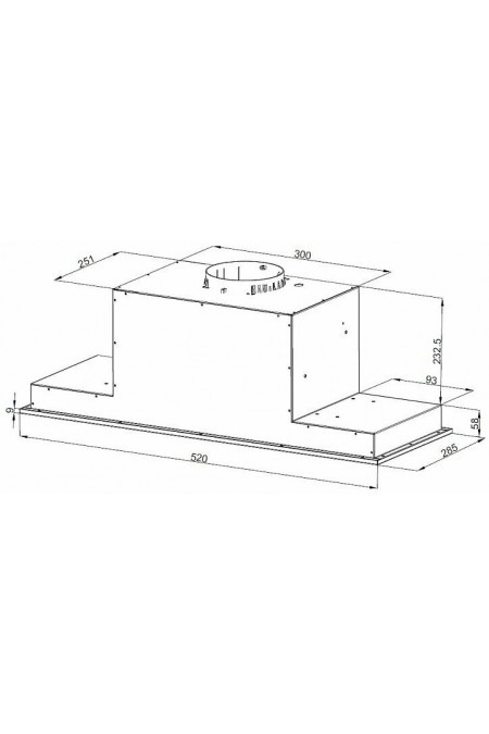 Встраиваемая вытяжка Korting KHI 6777 GW (белое стекло) 1