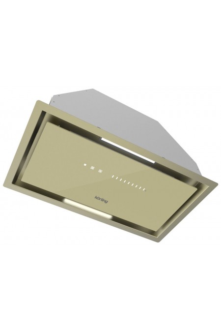 Встраиваемая вытяжка Korting KHI 6997 GB (бежевый/стекло бежевое) 
