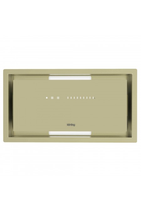 Встраиваемая вытяжка Korting KHI 6997 GB (бежевый/стекло бежевое) 2