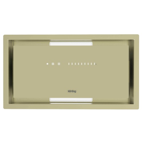 Встраиваемая вытяжка Korting KHI 6997 GB (бежевый/стекло бежевое) 4