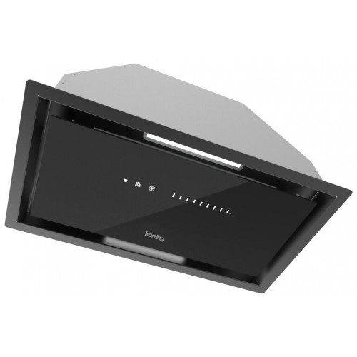 Встраиваемая вытяжка Korting KHI 6997 GN (черный/стекло черное) 