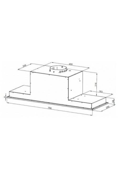 Встраиваемая вытяжка Korting KHI 9777 GN (черное стекло) 3