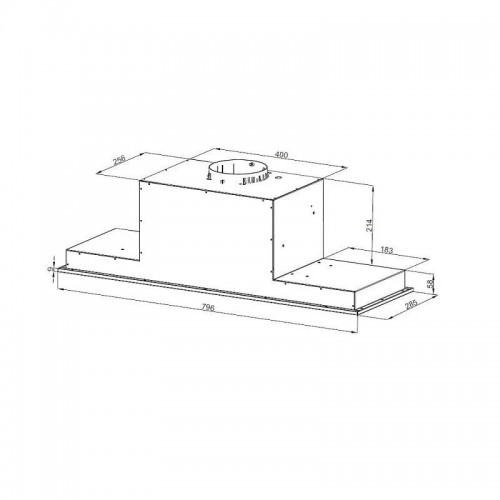 Встраиваемая вытяжка Korting KHI 9777 GW (белое стекло) 5