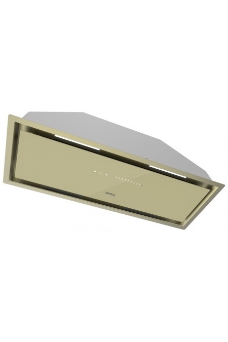 Встраиваемая вытяжка Korting KHI 9997 GB (бежевый/стекло бежевое) 