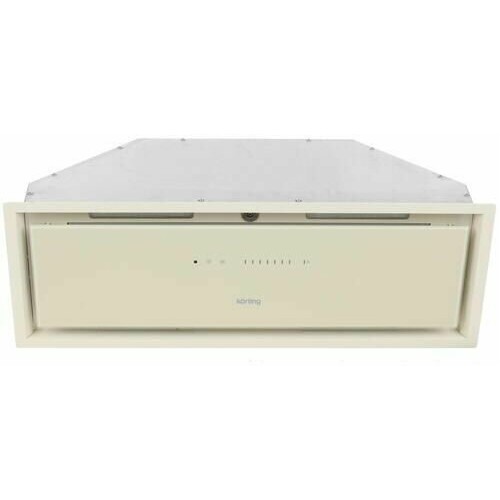 Встраиваемая вытяжка Korting KHI 9997 GB (бежевый/стекло бежевое) 2