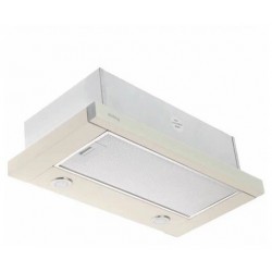 Встраиваемая вытяжка Korting KHP 6617 GB (бежевый/стекло бежевое)