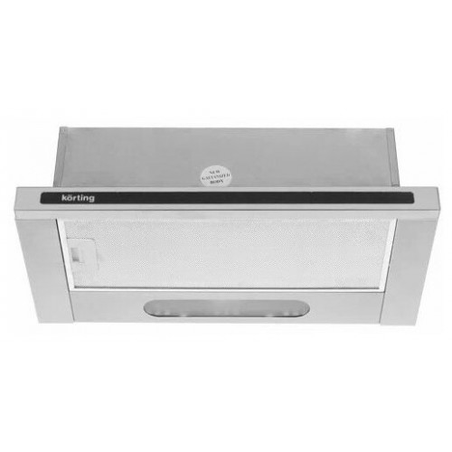 Встраиваемая вытяжка Korting KHP 6637 GNX (нержавеющая сталь/стекло черное) 2
