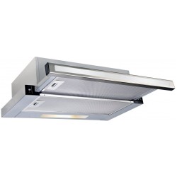 Встраиваемая вытяжка Korting KHP 6637 GWX (нержавеющая сталь/стекло белое)