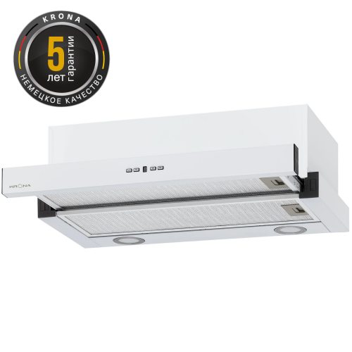 Встраиваемая вытяжка Krona KAMILLA 1М TK 600 (белый) 7