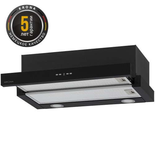 Встраиваемая вытяжка Krona KAMILLA 1М TK 600 (черный) 