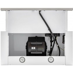 Встраиваемая вытяжка Krona Kamilla 600 3Р power (нержавеющая сталь/белый)