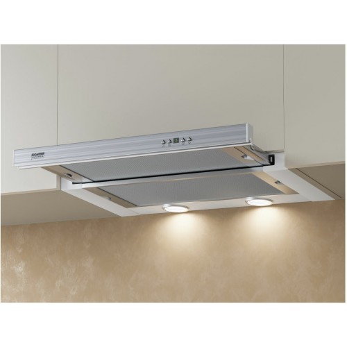 Встраиваемая вытяжка Krona Kamilla 600 3Р power (нержавеющая сталь/белый) 9