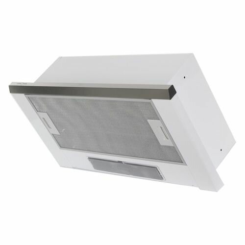 Встраиваемая вытяжка Krona Kamilla slim 2М 600 (нержавеющая сталь/белый) 