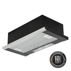 Встраиваемая вытяжка Krona Kamilla Slim 2M 600 (нержавеющая сталь/черный)