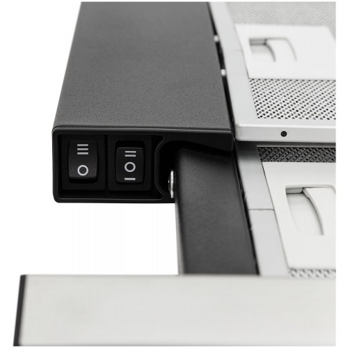 Встраиваемая вытяжка Krona Kamilla Slim 2M 600 (нержавеющая сталь/черный) 8