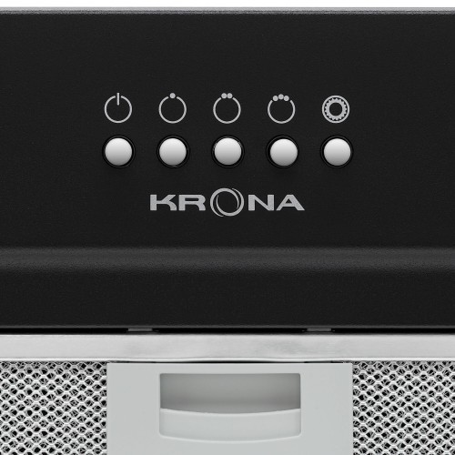 Встраиваемая вытяжка Krona KATE 600 BLACK PB V2 (черный) 4