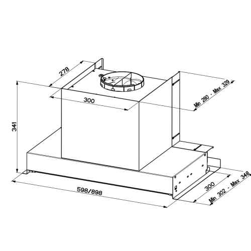 Встраиваемая вытяжка Kuppersberg FRANCESCA 60 (нержавеющая сталь) 5