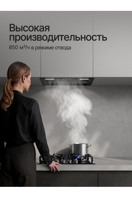Встраиваемая вытяжка Kuppersberg INFLAT 60 GB (черный) 1
