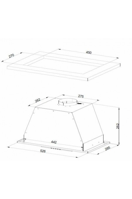 Встраиваемая вытяжка Kuppersberg INLINEA 52 Beige (бежевый) 3