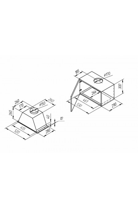 Встраиваемая вытяжка Kuppersberg Inlinea 52 C (белый) 2