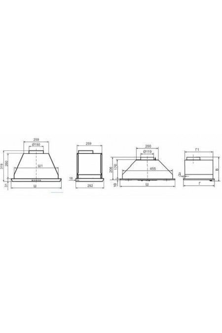 Встраиваемая вытяжка Kuppersberg INLINEA 52 (черный) 3