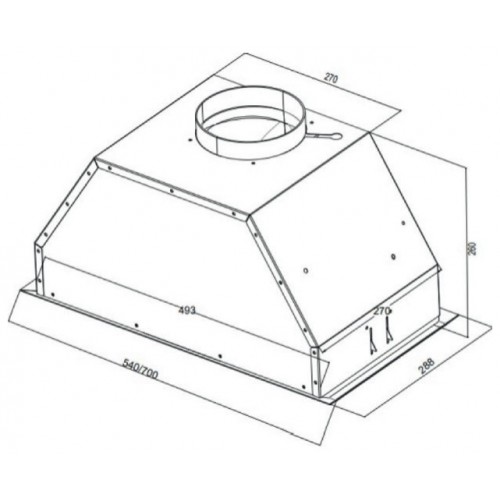 Встраиваемая вытяжка Kuppersberg INTRO 60 BLACK (черный) 5