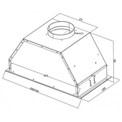 Встраиваемая вытяжка Kuppersberg INTRO 70 WHITE (белый) 5