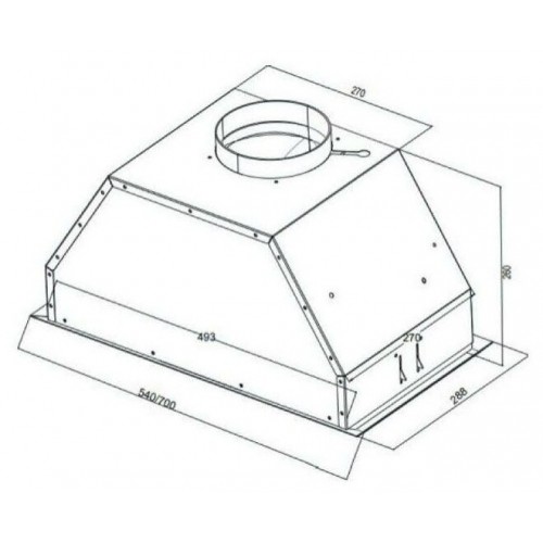 Встраиваемая вытяжка Kuppersberg INTRO 70 X (нержавеющая сталь) 5