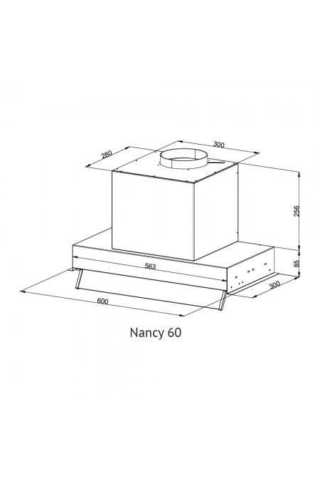 Встраиваемая вытяжка Kuppersberg NANCY 60 (черный) 3