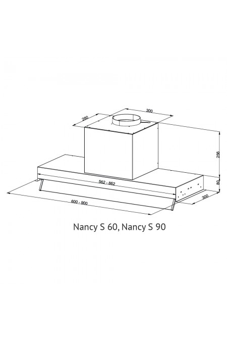 Встраиваемая вытяжка Kuppersberg NANCY S 60 (черный) 3